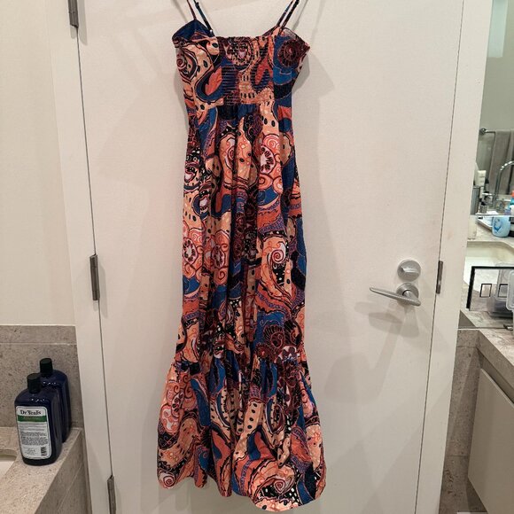 A.L.C. Lilah Floral Cotton Midi Dress, Size: 00 - Like New - Picture 7 of 7